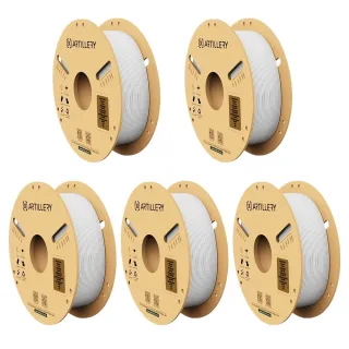 Artillery PLA 3D Printer Filament 1.75mm 5KG White High Precision Eco-Friendly Zero Bubble Perfect for Models and Mechan
