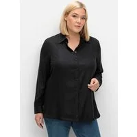 Sheego Klassische Bluse Hemdbluse Langarm