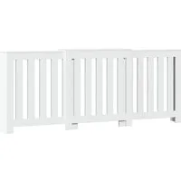 vidaXL Heizkörper Heizkörperverkleidung Weiß 205x21,5x83,5 cm Holzwerkstoff