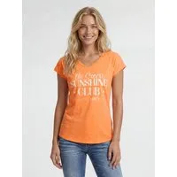 SOCCX V-Shirt mit überschnittener Schulter