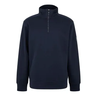 Boss - "Sidney" Sweatshirt für Herren, mit kurzem Reißverschluss, Regulär, Langärmlig (Dunkelblau)