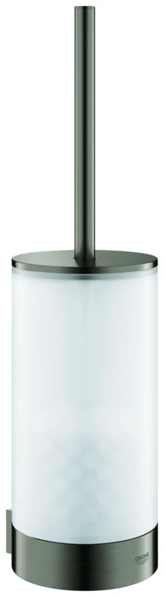 GROHE WC-Bürstengarnitur Selection 41076 Glas/hard graphite gebürstet, 41076AL0 41076AL0