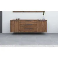 borchardt Möbel Sideboard Tom, Kommode Breite 166cm, hängend oder stehend mit Metallgriffen, 2 Türen 3 Schubkästen, verstellbare Einlegeböden