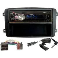 DSX Bluetooth USB Aux In SD Karten Radio für Mercedes C Klasse W203 Autoradio (20,00 W)
