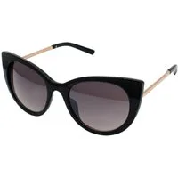 LUXXADA Sonnenbrille Damen Cat Eye Große Katzenaugen Rockabilly Vintage Stil (Retro Cateye Brille mit Brillenbeutel) UV400 Gläser Schwarz oder Lila Getönt