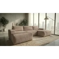 A&J MöbelLand GmbH Ecksofa EINAR mit Schlaffunktion, Bonellfederkern und Bettkasten, TOP ANGEBOT!