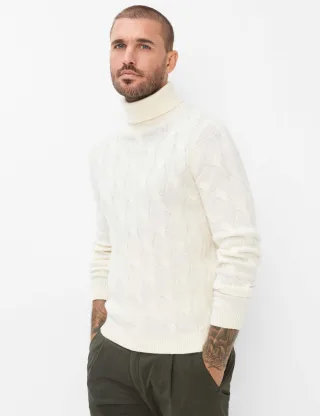 Brax Herren Style BRIAN offwhite, Altweiß, Gr. XL