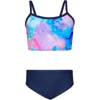 Aquarti Bustier-Bikini Aquarti Mädchen Bikini Set Bustier Bikinislip Zweiteiliger Badeanzug