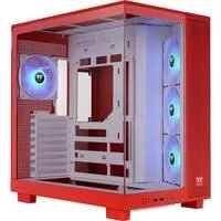 View 380 XL TG ARGB , Tower-Gehäuse rot, Tempered Glass x 2