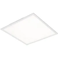 Briloner Leuchten LED Deckenleuchte 7192016 Simple, LED fest integriert, Neutralweiß, Deckenlampe, 59,5x59,5x6cm, Weiß, 38W, Wohnzimmer, Schlafzimmer, Flur