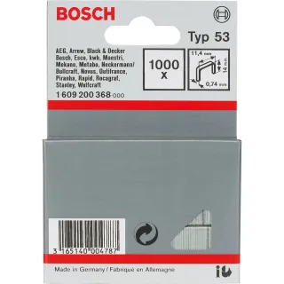 Bosch Feindrahtklammer Typ 53, 11,4mm breit - 1609200368