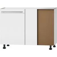OPTIFIT Eckunterschrank Bern 100 cm breit, mit 1 Tür mit höhenverstellbaren Füßen, mit Metallgriff