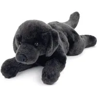 Uni-Toys Kuscheltier Labrador, liegend - versch. Farben - 40 cm - Plüsch-Hund - Plüschtier, zu 100 % recyceltes Füllmaterial