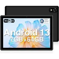 DOOGEE U9 Kinder Tablet, Android 14 64GB ROM (1TB TF) Tablet (10.1", 64 GB, Android 13, G-sensor, 9,9 mm Dicke,WiFi 6,BT 5.0,5060mAh Akku)