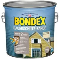 Bondex Wetterschutzfarbe BONDEX Dauerschutz Farbe Außen Holzfarbe, Hochdeckend, Wetterschutz