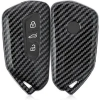 kwmobile Schlüsseltasche Autoschlüssel Hülle für VW Golf 8 (1-tlg), Hardcover Schutzhülle Schlüsselhülle