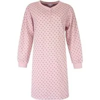 Tenderness Nachthemd Damen Microfleece Schlafshirt warm (1-tlg) Modisches Design