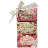 Nesti Dante Handseife 665504, 3-tlg., Geschenk-Set Le Rose Gift Set 3x150 g
