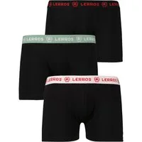 LERROS Boxershorts Boxershorts 3er Pack Mixed Colours Unterhosen, Mehrfarbig, Unterwäsche, 3 Stück, Baumwoll-Elasthan-Mix