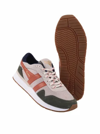 GOLA Herren Sneaker Delta Beige 60 % Polyester, 40 % Rindveloursleder