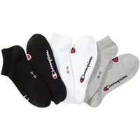 Champion Sneakersocken 6pk Sneaker Socks (6-Paar) für sportliche Aktivitäten, Fitness und Training geeignet, 6er-Pack