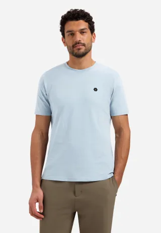No Excess - T-Shirt Crewneck Peached dusty blue - Gr. - XL
