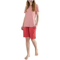 GÖTZBURG Shorty GÖTZBURG Damen Shorty rot quergestreift (1 tlg)