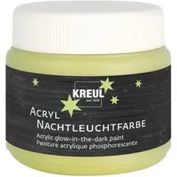 C. KREUL Acrylfarbe KREUL Acryl Nachtleuchtfarbe gelb 150ml Dose