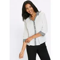 Sieh an! Klassische Bluse 3/4-Arm-Bluse 3/4-Arm