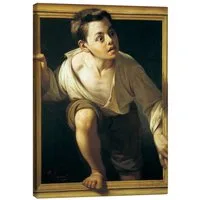 Posterlounge Wandbild Flucht vor der Kritik, Pere Borrell del Caso, erhältlich als Poster, Leinwandbild, Wandsticker oder Acrylglasbild