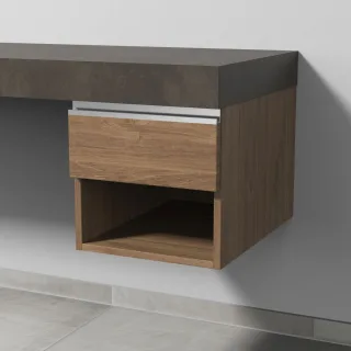 Sanipa Anbau-/Solitärschrank 2morrow (L2350) 340x350x520 Eiche-Kansas, L235059 L235059