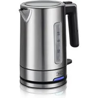 KHG Wasserkocher WK-105 ES aus Edelstahl, 1 Liter Fassvermögen, Abschaltautomatik, 1 l