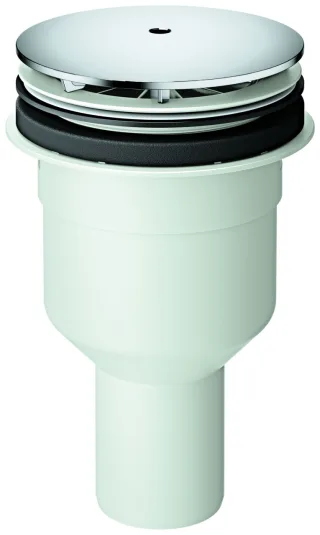 GROHE Ablaufgarnitur für Duschwanne 49533 D: 112 mm Abgang senkrecht chrom, 49533000 49533000