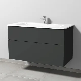 Sanipa 3way Glas-Set Glas-Waschtisch und Unterbau (SP204) 582x1000x487 SP2041B