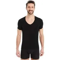 FINN Design Unterhemd Business Unterziehshirt Herren Kurzarm mit V-Ausschnitt Das perfekte T-Shirt für Männer unter Hemd und Anzug