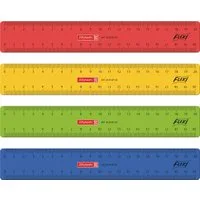 Baier Kindersitz Lineal Flexibles Lineal aus Kunststoff 20 cm sortiert, flexibel und unzerbrechlich