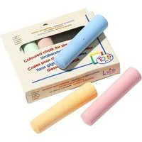 memo Malkreide Toys Pure - 6 Straßenmalkreiden rund