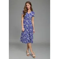Laura Scott Sommerkleid casual Stil, für entspannte Tage, aus Viskose und Elasthan, Kurzarm