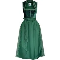 Alpenmärchen Dirndl Langes Dirndl Nolwenn in grün - ALM1072