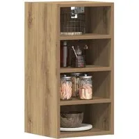 vidaXL Schrankmodule Hängeschrank Artisan-Eiche 30x29,5x60 cm Holzwerkstoff