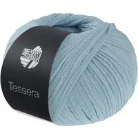 LANA GROSSA TESSERA Häkelwolle, 115 m (Hochwertiges, schmales Baumwoll-Bändchengarn in matter-papierfeiner Optik), 50 g