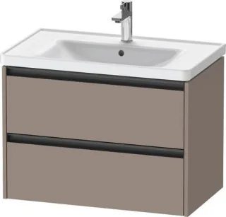 Duravit Ketho.2 Waschtischunterbau wandhängend Basalt Matt 784x455x549 mm - K25283043430000 K25283043430000