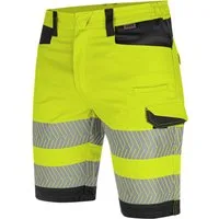 Würth MODYF Arbeitsshorts Fluo EN 20471 für Profis Bequeme HI-VIS Arbeitsshorts für Herren