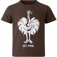 Engelbert Strauss T-Shirt Strauss Kinder T-Shirt 1908 Baumwolle Kurzarm Rundhals Logo Print
