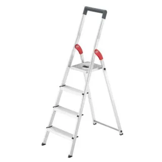 Hailo L51 4-stufig Alu-Sicherheits-Stehleiter