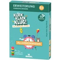 Moses. Verlag Spiel Klick Klack Klug! – Lernspiel Erweiterungsset, für Vorschulkinder