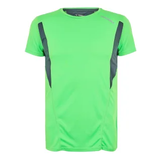 Diadora - T-Shirt für Herren, Rundhalsausschnitt, Wettbewerb (Grün Fluoreszierend)