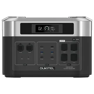 OUKITEL BP2000E Outdoors Portable Power Station 2048Wh LiFePo4 Solar Generator 2200W AC Output LiFePO4 Solar Generator f