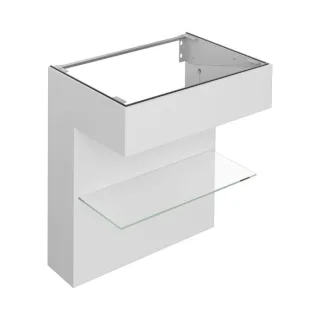 Keuco Edition 11 Art Waschtischunterschrank 32510550801 80x87x49cm, mit Ablage, Innenbeleuchtung, Lack seidenmatt, manhattan