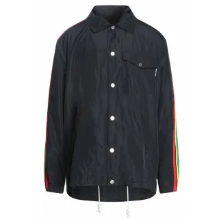 Schwarze Jacke mit Miami-Logo der Palm Angels